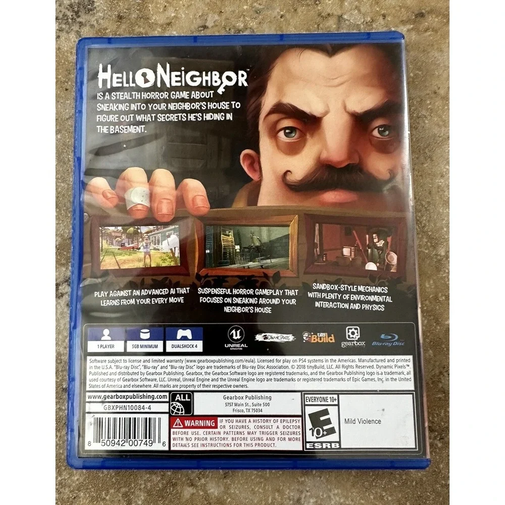 Hello Neighbor (PlayStation 4, 2018) PS4 GAME